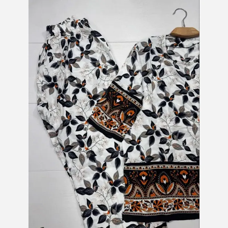 بلوز و شلوار نخی شیوان 7594