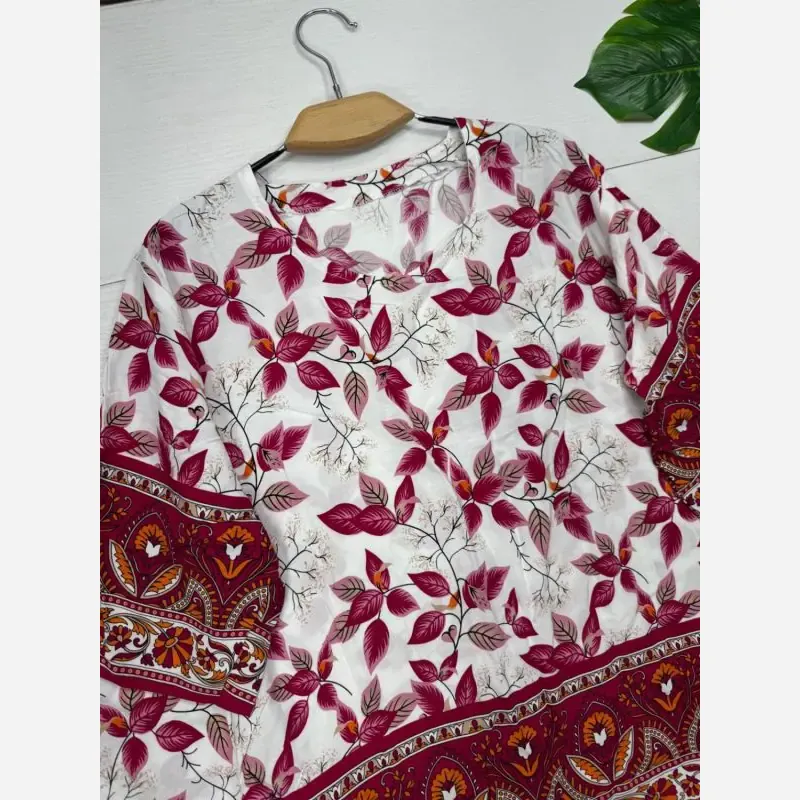 بلوز و شلوار نخی شیوان 7594