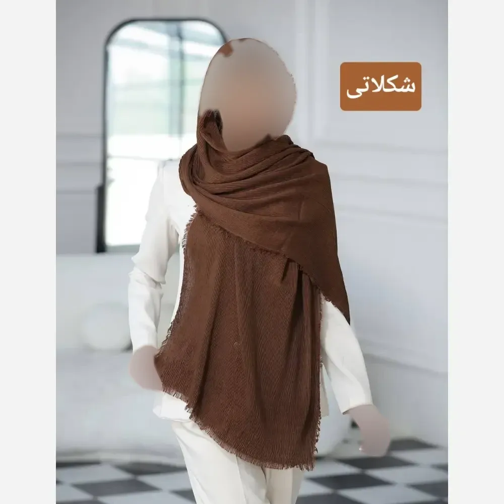 شال نخی دورو برشکا قواره 200 در 75 سانت تابستانی