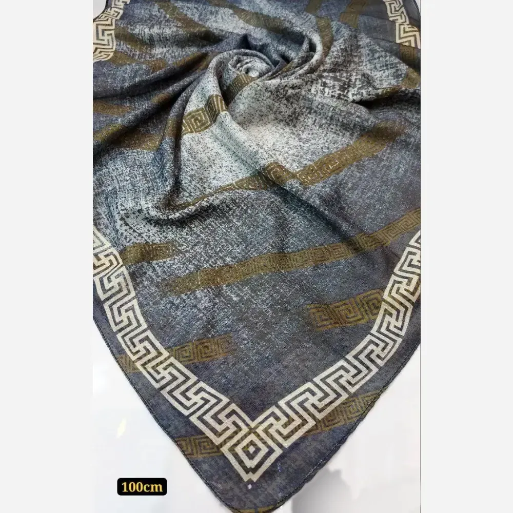روسری نخی زنانه قواره یک متری دوردوخت با ایستایی عالی