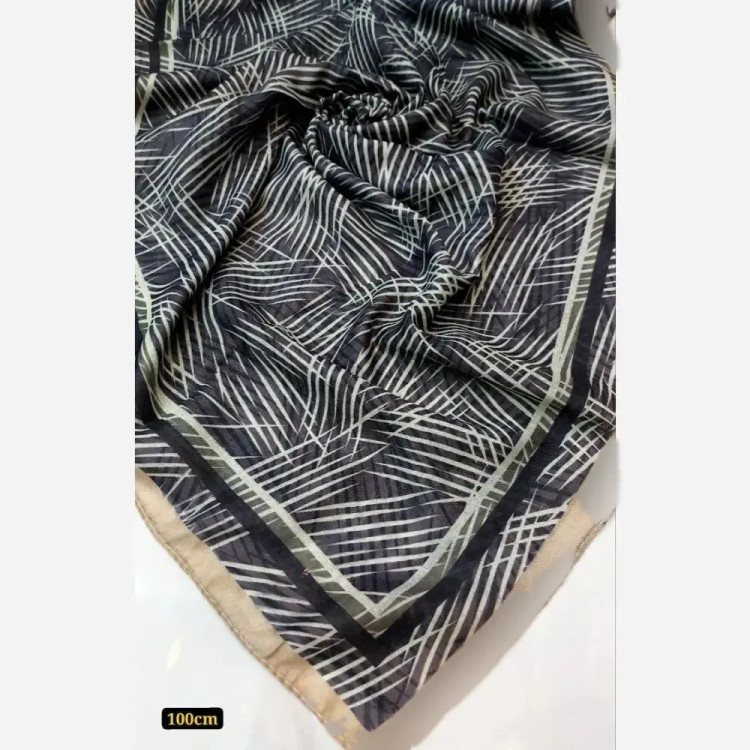 فروش عمده روسری نخی قواره یک متری دوردوخت (بسته 150 عددی)