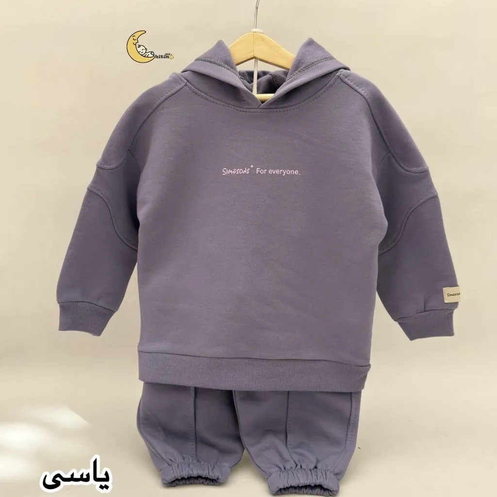 ست هودی و شلوار بچگانه توکرکی طرح سیمپسون