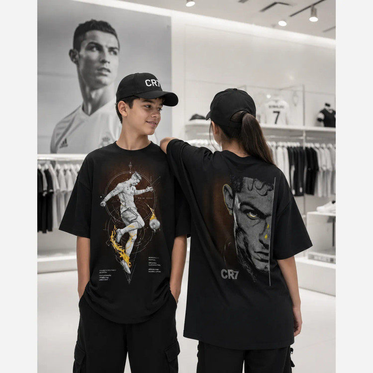 تیشرت طرح کریس رونالدو CR7 بچگانه