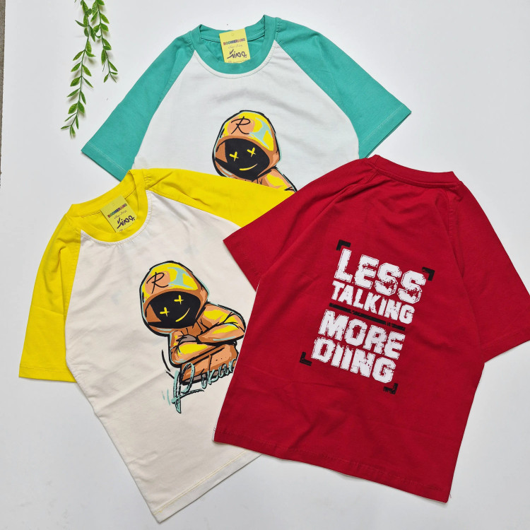 تیشرت کلاهدار طرح انیمه لش دخترانه و پسرانه سایز 3 تا 13 سال