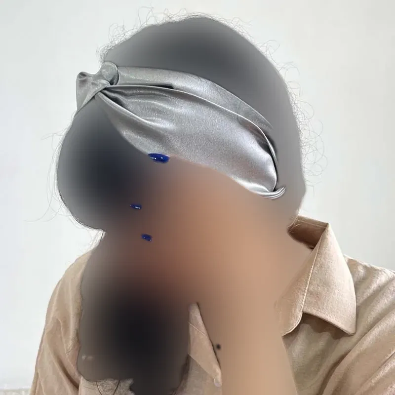 هدبند ساتن گره ای زنانه کد 1361