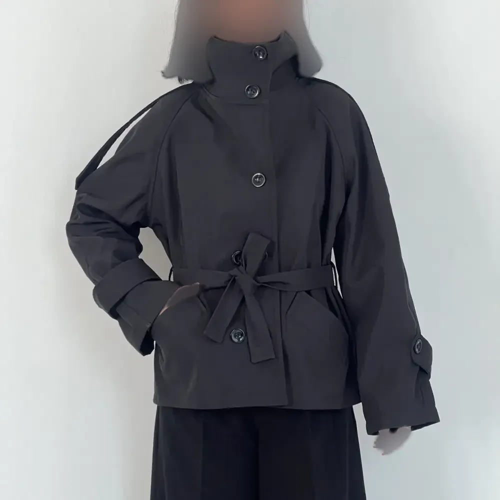 بارانی زنانه سانتانا مدل یقه ایستاده کد 1295