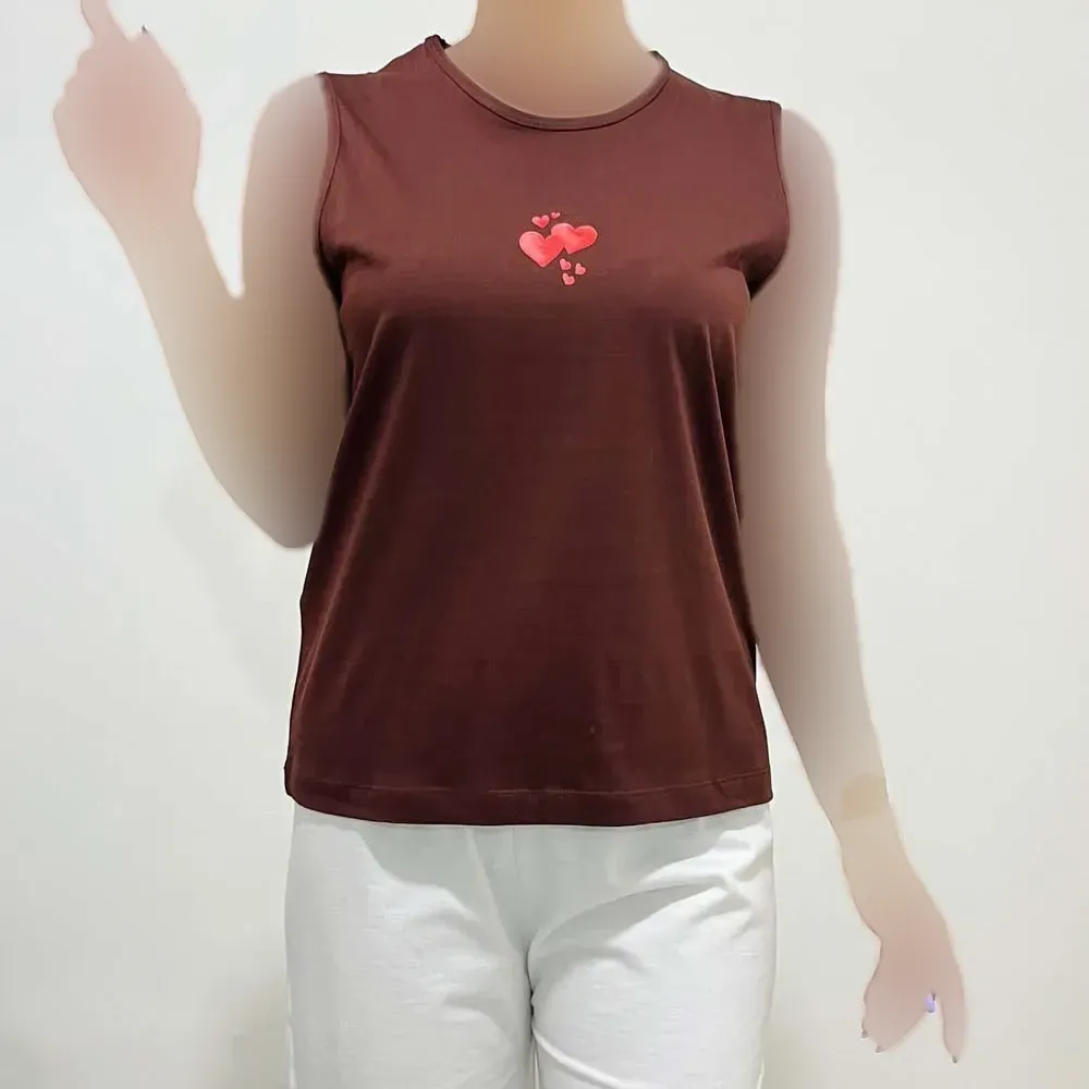 تاپ زنانه نخ پنبه چاپدار کد 1373