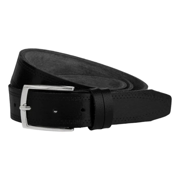 ست هدیه مردانه شامل کفش چرم لژدار و کمربند مدل نیک