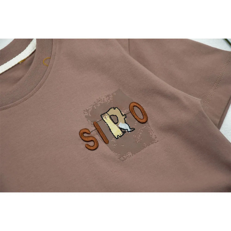 ست تیشرت و شلوار پسرانه مدل باکسی و نیم بگ جین کد 11623