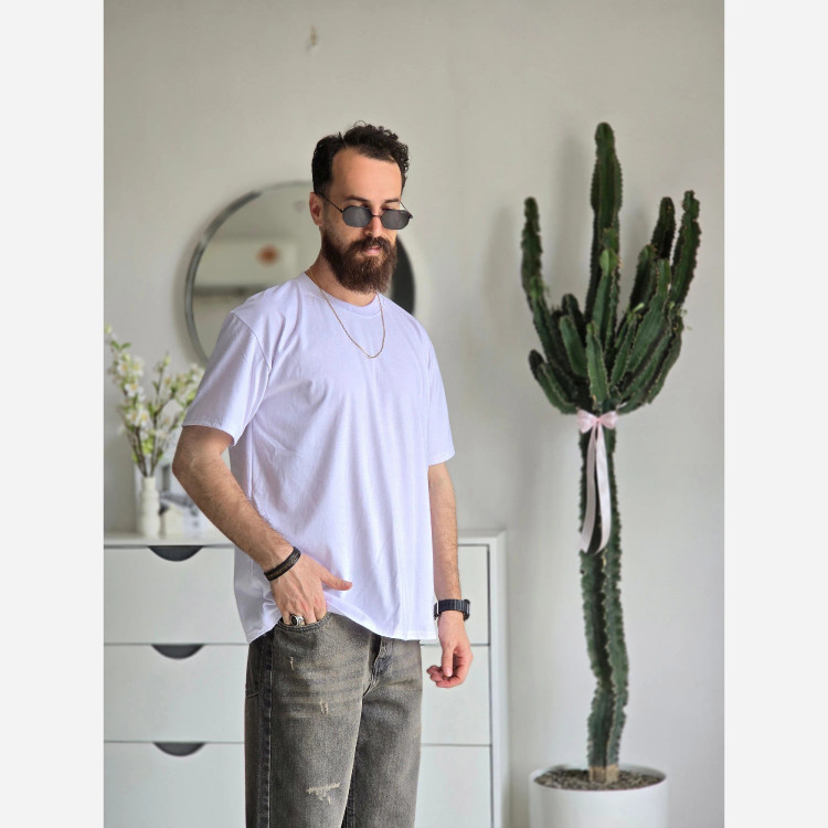 تیشرت آستین کوتاه مردانه ساده پنبه ای خنک در رنگ بندی متنوع