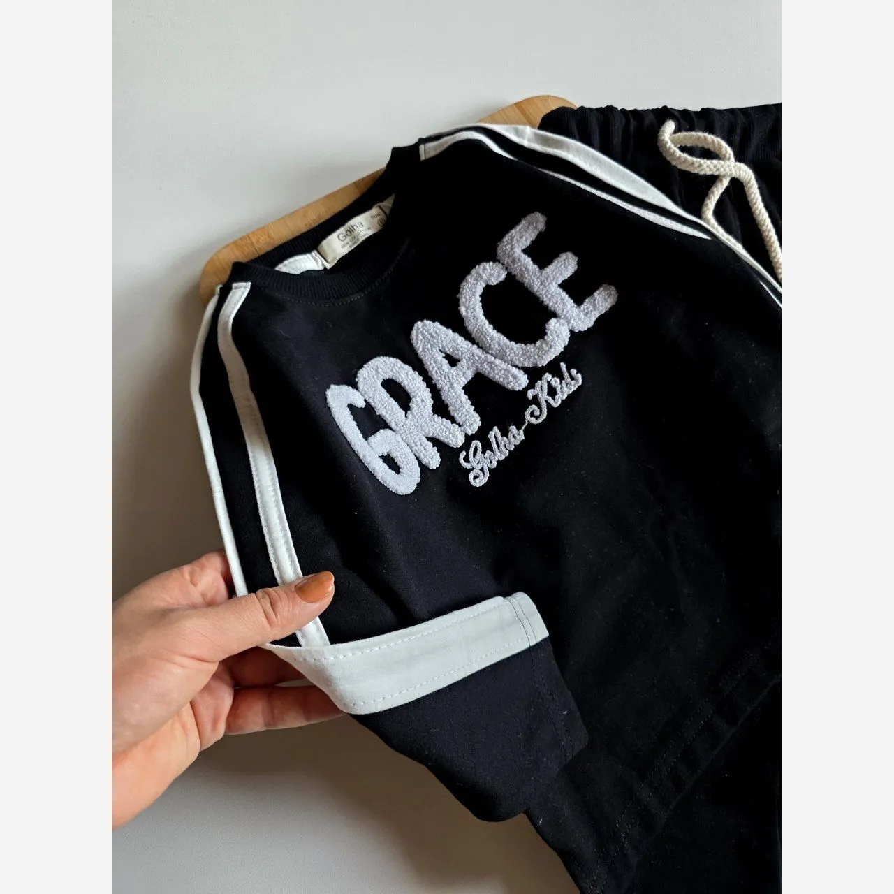 ست اسپرت دخترانه و پسرانه مدل GRACE دورس دو نخ سایز 40 تا 65