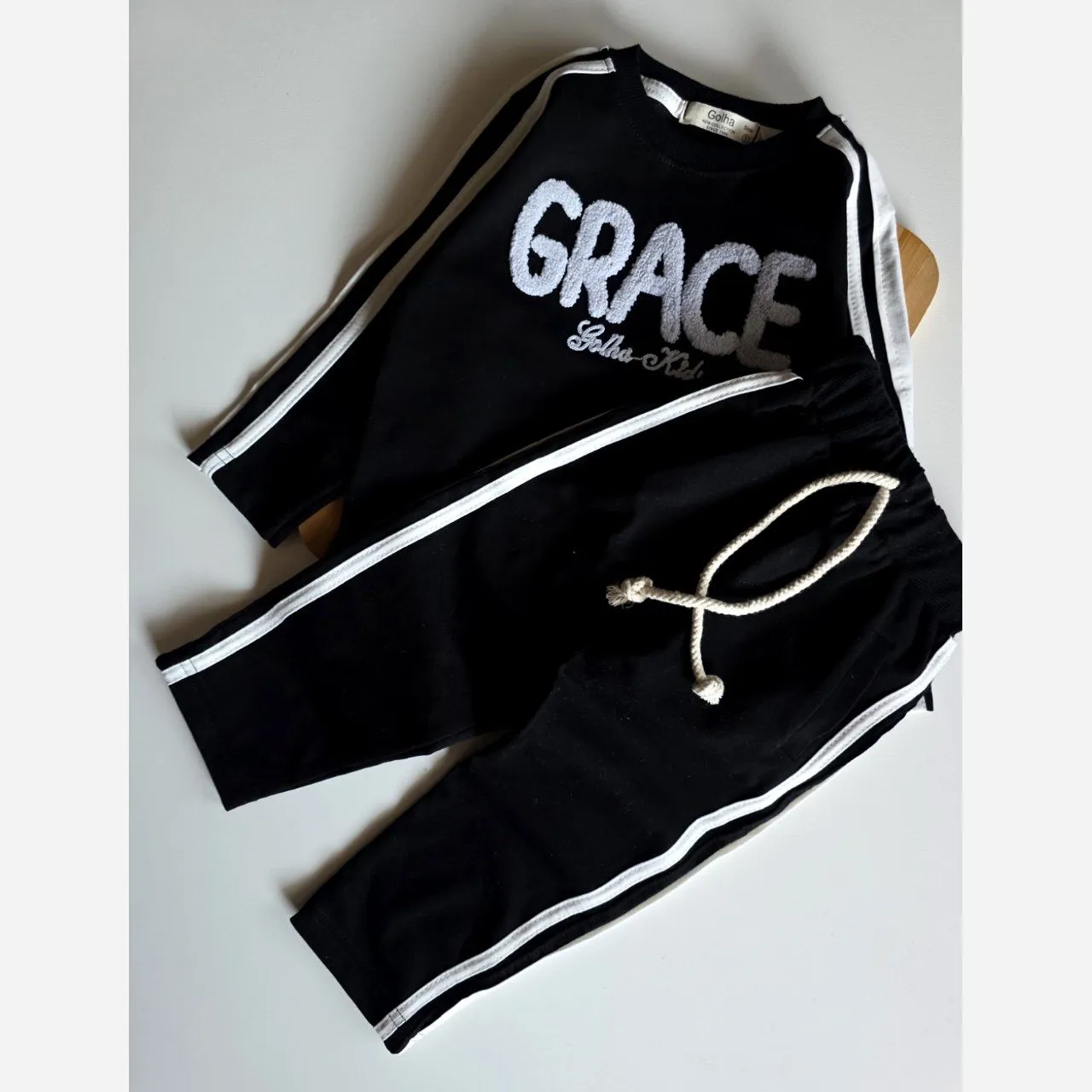 ست اسپرت دخترانه و پسرانه مدل GRACE دورس دو نخ سایز 40 تا 65