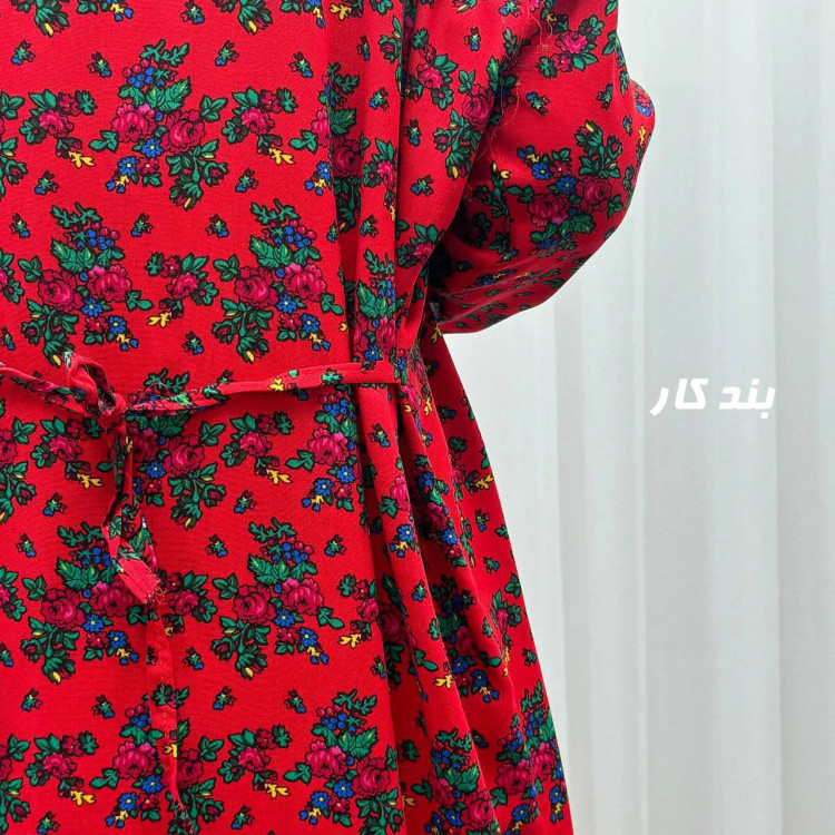 پیراهن نخی ترکمنستان گل نقلی فری سایز تا 54 چهارفصل شیک و راحت طل<bos>وبند دار