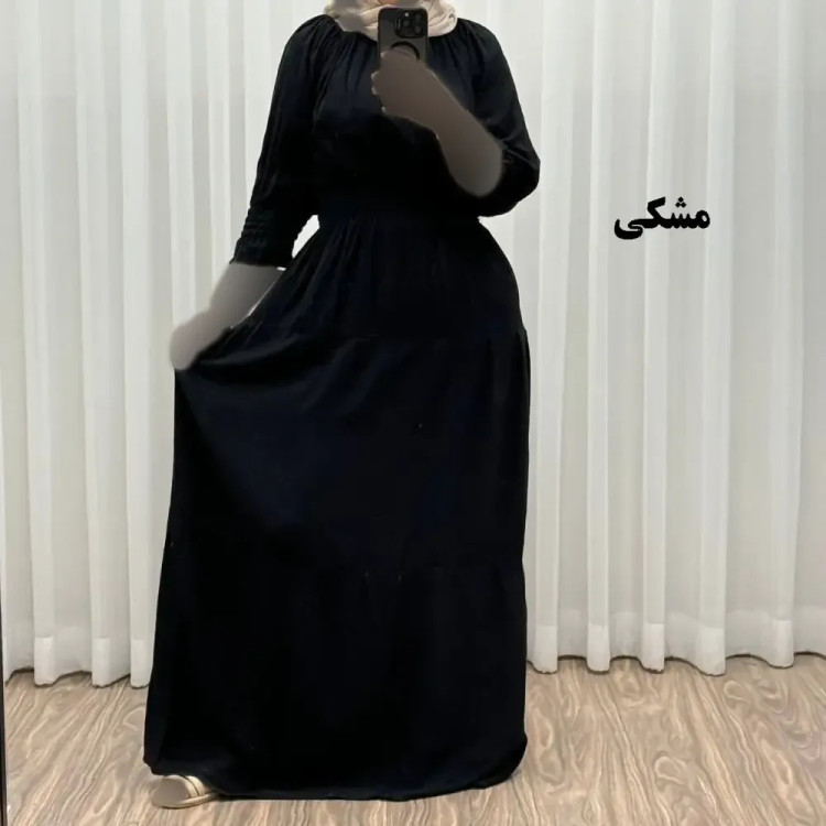 پیراهن ساحلی نخی زنانه مدل خسته فری سایز مناسب تا سایز 46