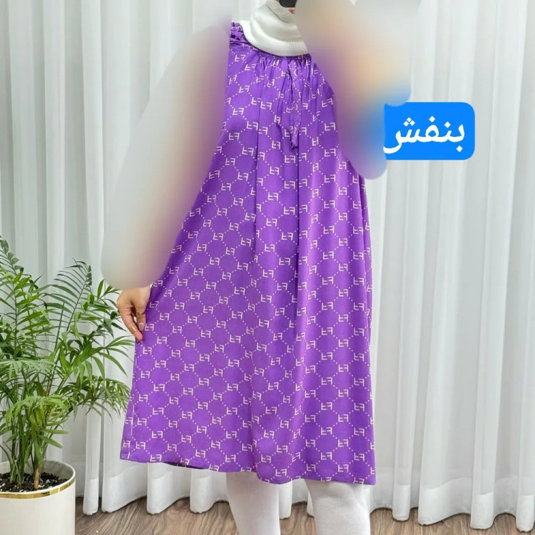 سارافون نخی زنانه فری سایز تا 56 چهارفصل تنخور شیک و راحت مناسب باردار و روزمره