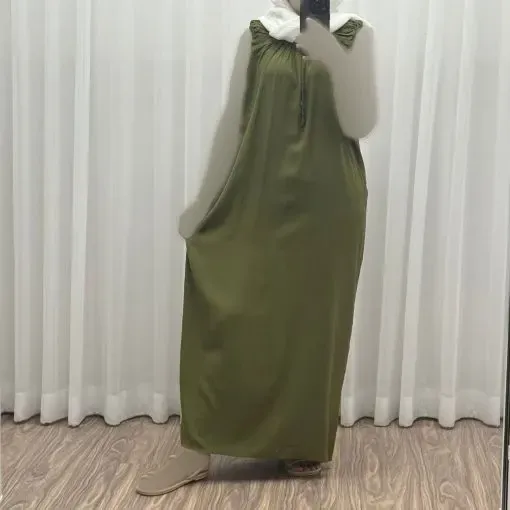 سارافون راحتی زنانه بلند نخی فری سایز مناسب تا سایز 54