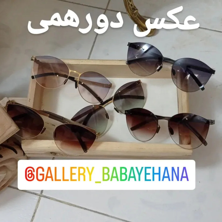 عینک آفتابی آیس برلین زنانه بدنه تیتانیوم نشکن لنز زایس آلمان UV400 بدون پیچ 5 رنگ