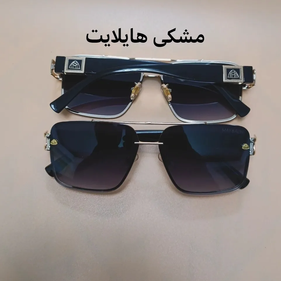 عینک مردانه میباخ آلمانی UV 400 لوکس ترکیب فلز و کائوچو مناسب صورت متوسط و بزرگ