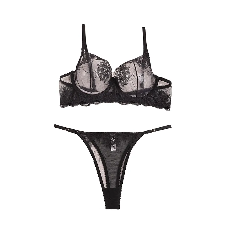 ست شورت و سوتین تور فنردار ژینا سایز 75 تا 90