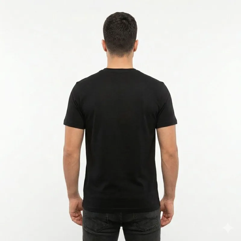 تیشرت آستین کوتاه مردانه یقه گرد پنبه ای کد 7543