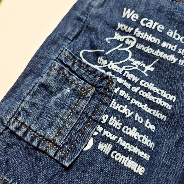 ست تیشرت شلوارک پسرانه لش استایل پنبه ترک و جین کاغذی رنگی سایز 9 ماه تا 3 سال