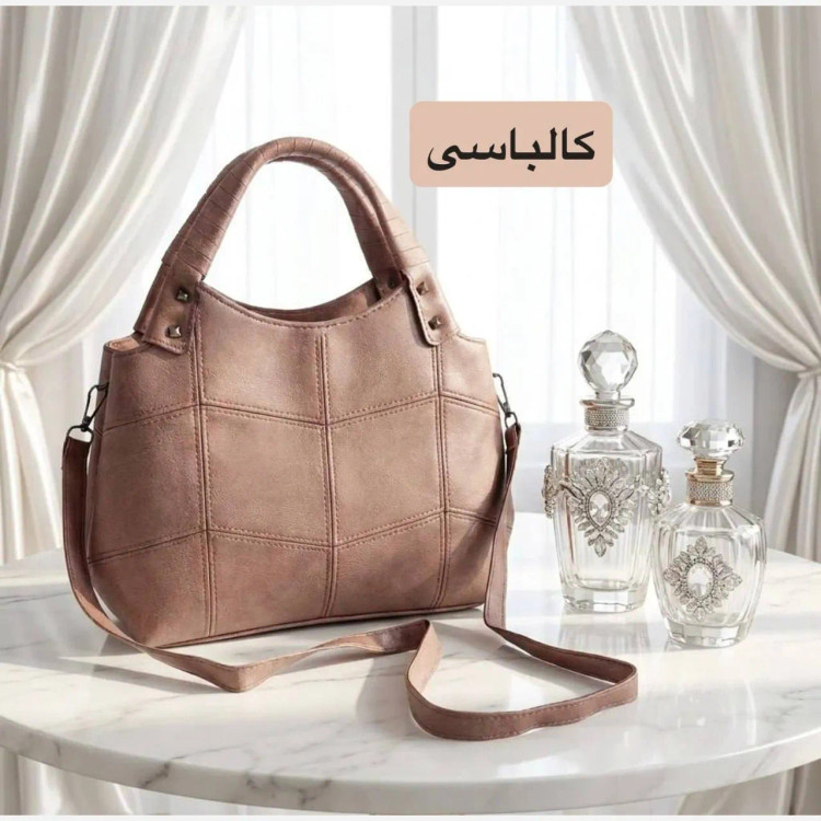 کیف زنانه چرم مصنوعی روزمره بند بلند