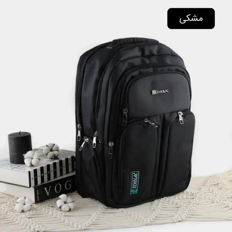 کوله پشتی پارچه ای مناسب مدرسه و دانشگاه ابعاد 50 در 35 سانتیمتر