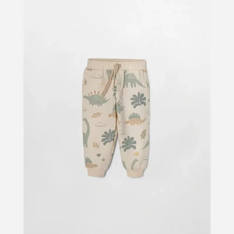ست بلوز آستین بلند و شلوار پسرانه دورس داخل کرک طرح لینو