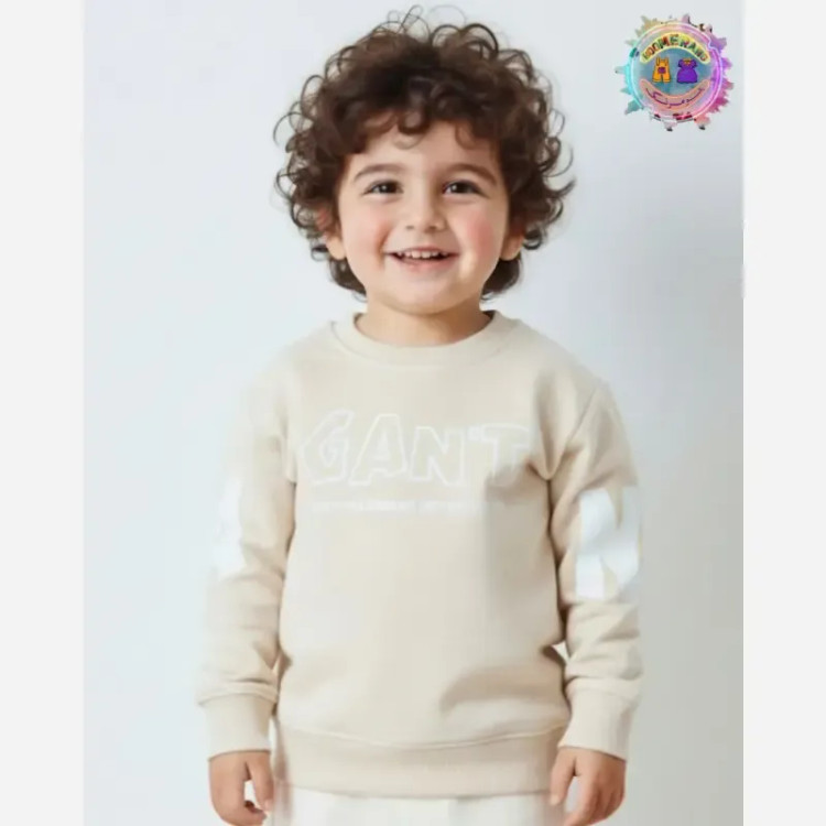 بلوز پاییزه بچگانه دورس اسپرت مدل GANT فینگردار سایز 1 تا 20 سال