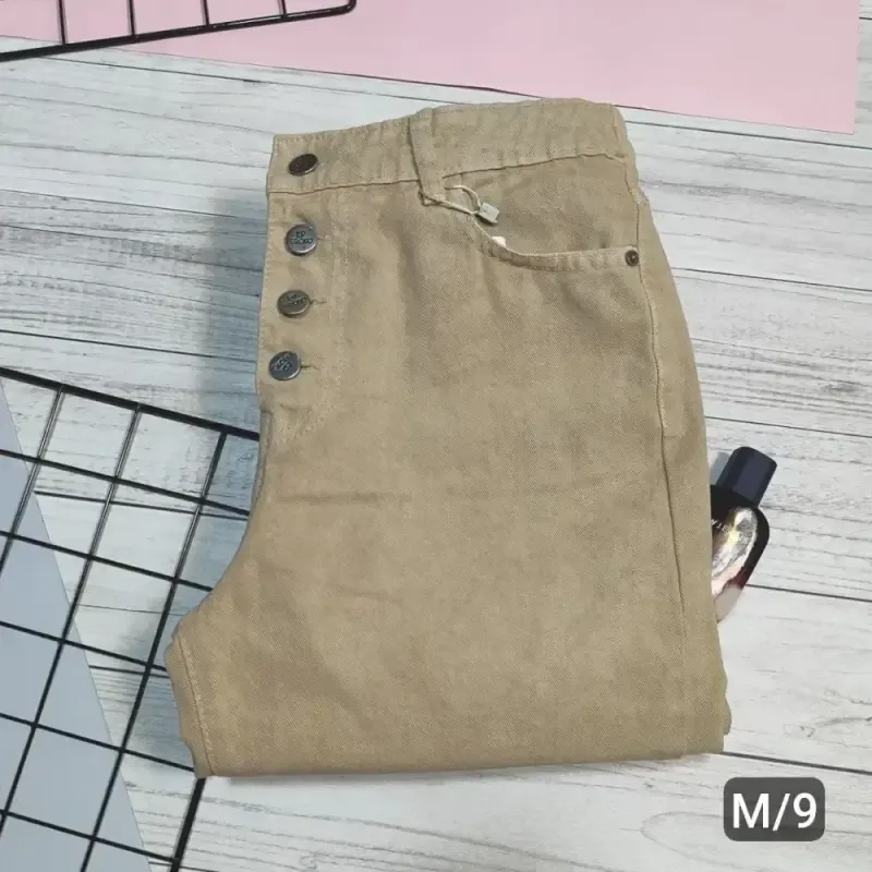 شلوار جین رنگی مام استایل ترک سایز 29 تا 31
